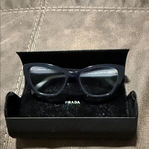 Prada Women's Dark Blue Glasses